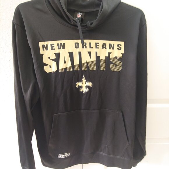 New Orleans Saints Hoodie Sweatshirt Mens Large NFL Combine Performance New Era - Picture 3 of 6